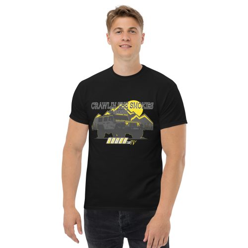 Crawlin the Smokies Jeep T shirt Black
