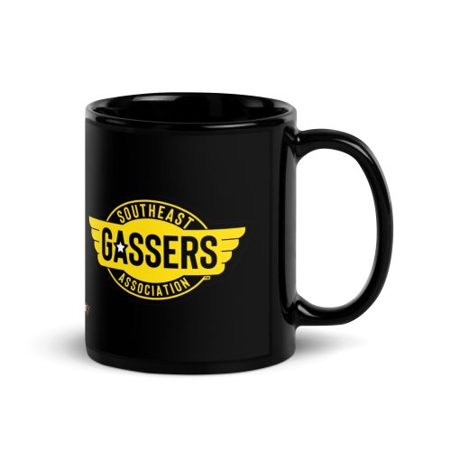 Southeast Gassers Assoc.  Black Glossy Mug