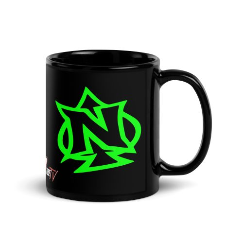 Nichols Customs Black Glossy Mug