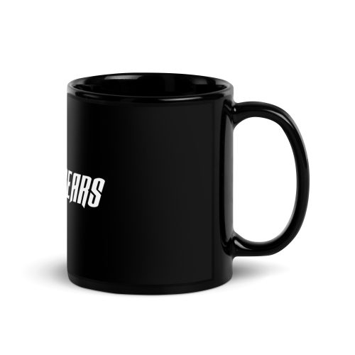 Gas and Gears Black Glossy Mug