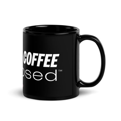 Cars and Coffee Exposed Black Glossy Mug