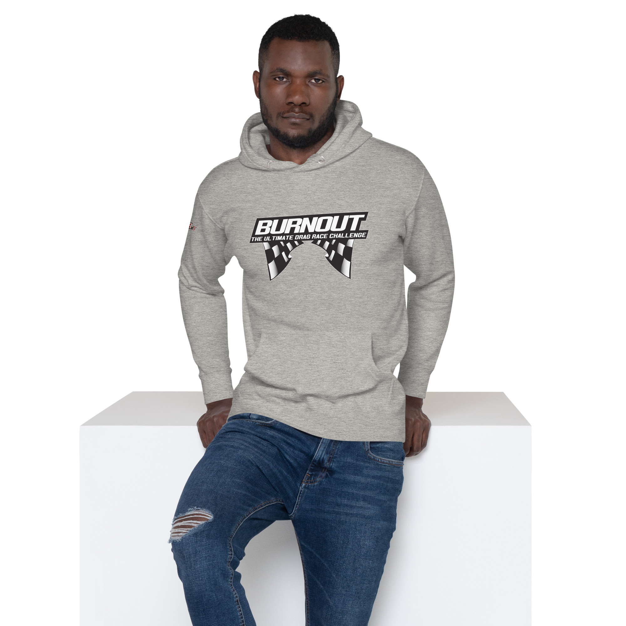 Burnout Unisex Hoodie - Image 2