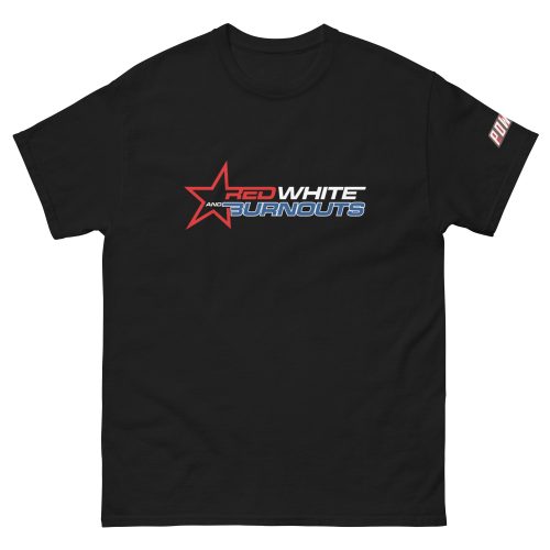 Red, White and Burnouts Unisex classic tee