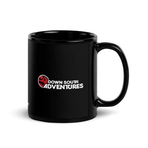 Down South Adventures Black Glossy Mug