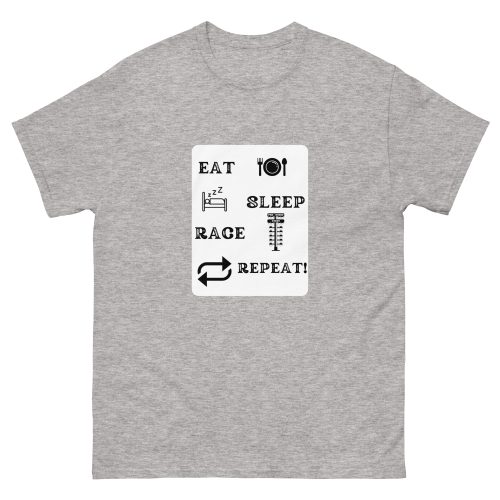 Attitude Gear Eat, Sleep... Unisex classic tee