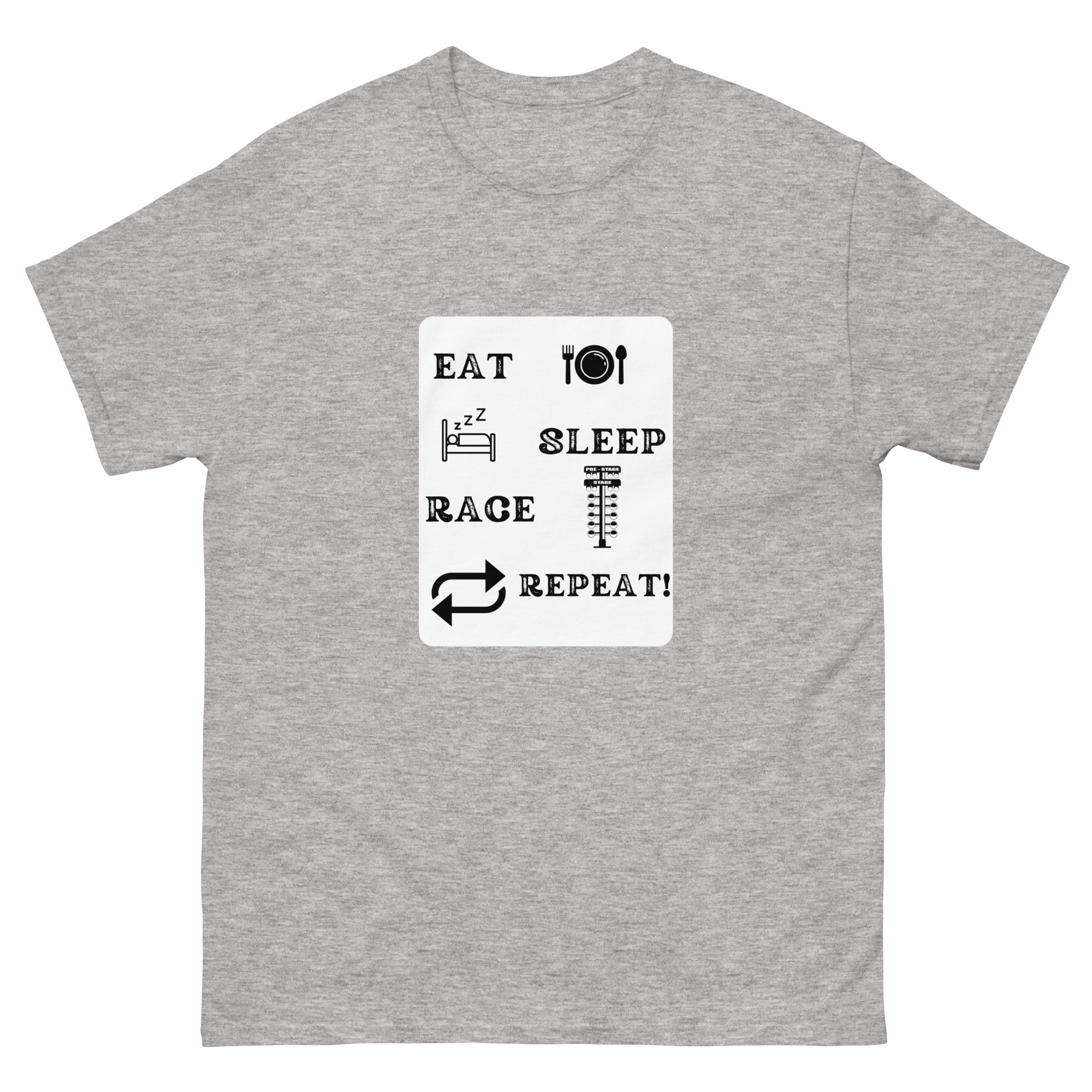 Attitude Gear Eat, Sleep... Unisex classic tee