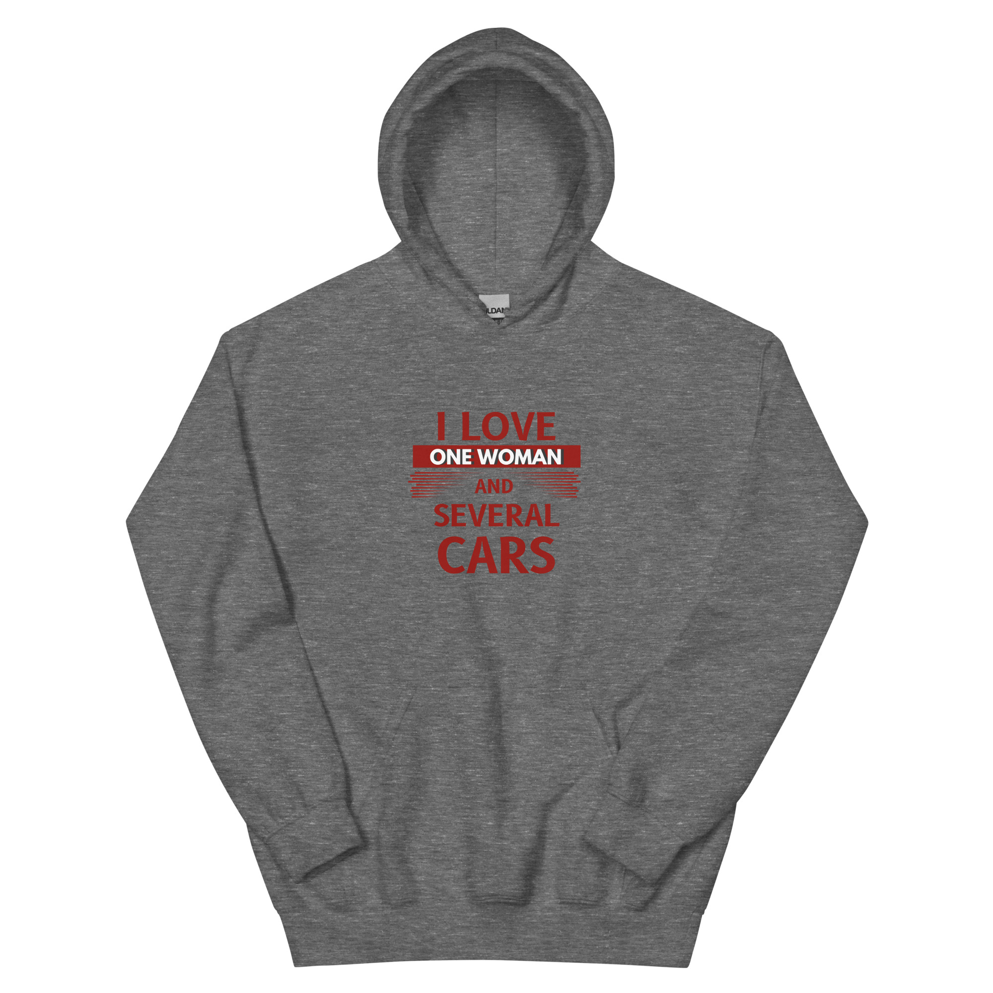 Attitude Gear I love Men's Unisex Hoodie