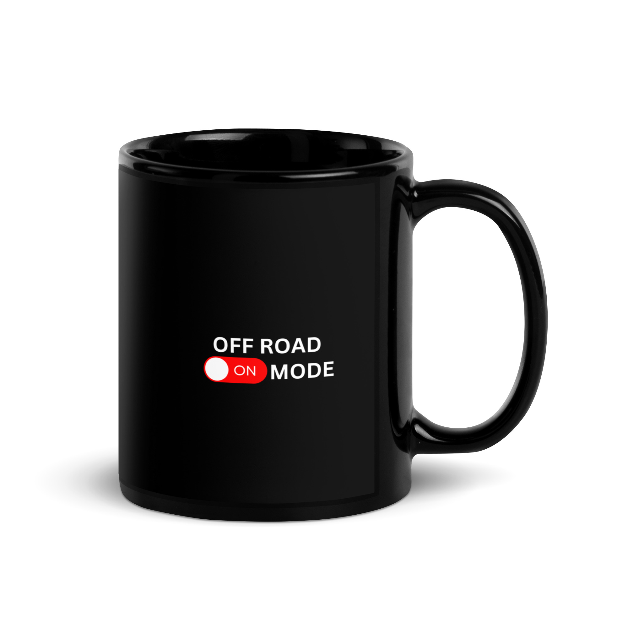 Off Road Attitude Gear Black Glossy Mug