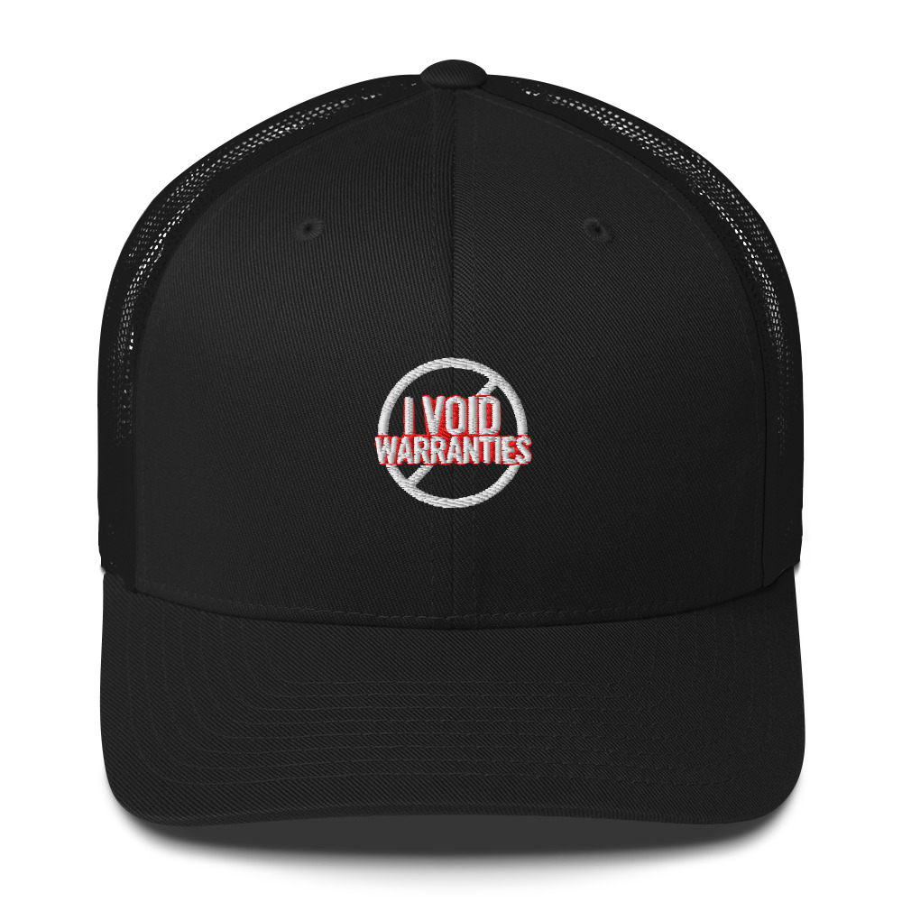 I Void Warranties Attitude Gear Trucker Cap