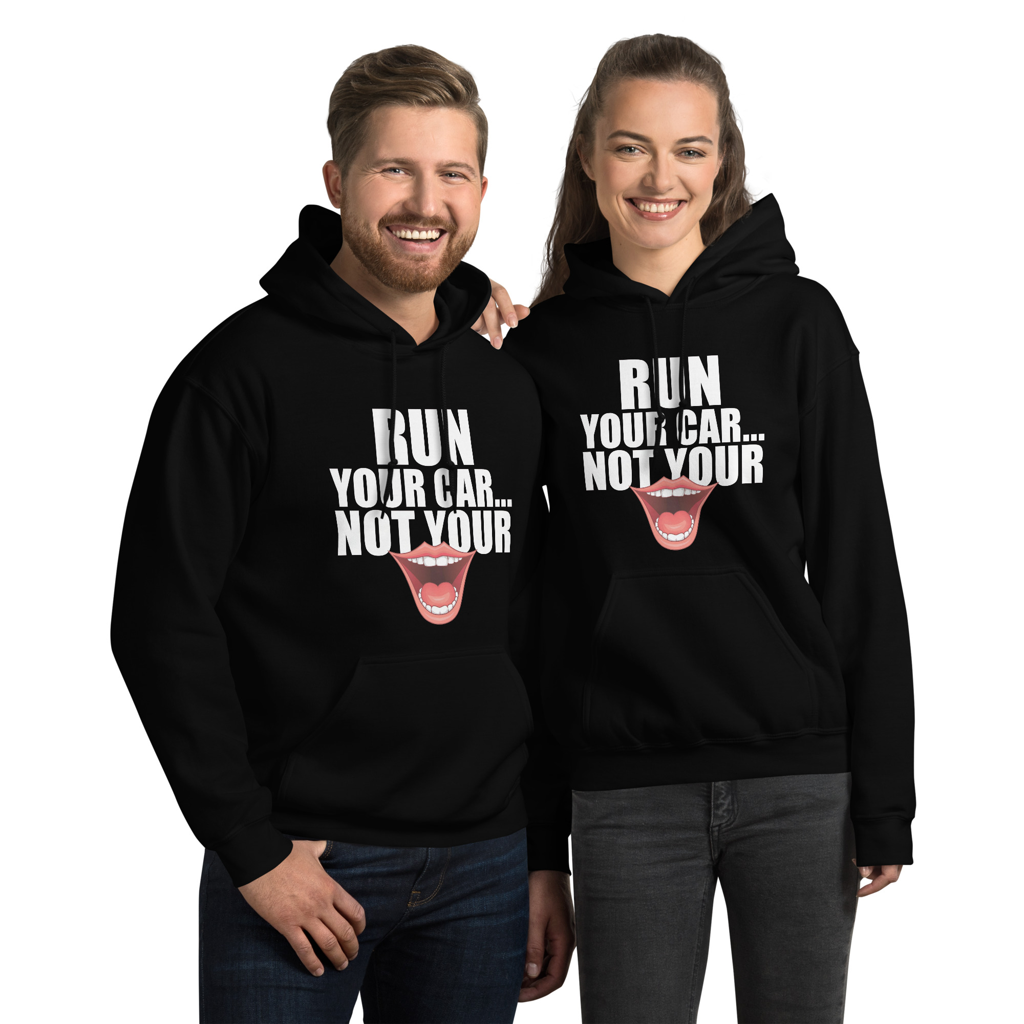 Run Your Car Attitude Gear Unisex Hoodie - Image 2