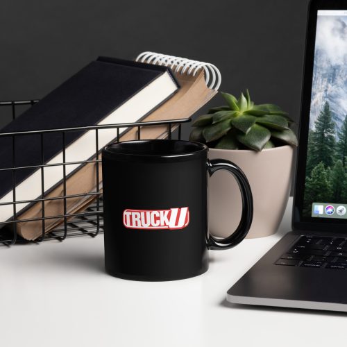 TruckU Black Glossy Mug